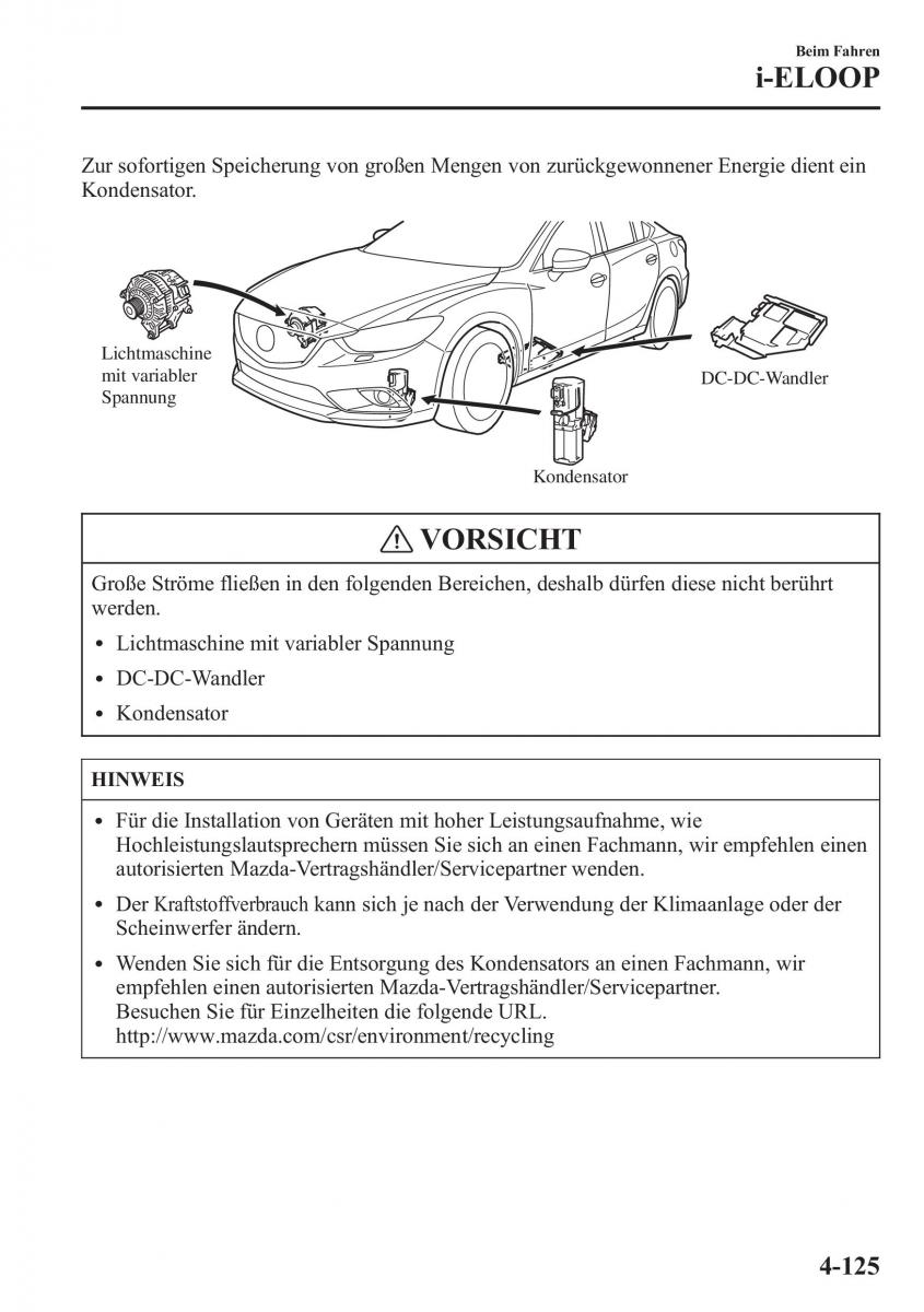 Mazda 6 III Handbuch / page 292