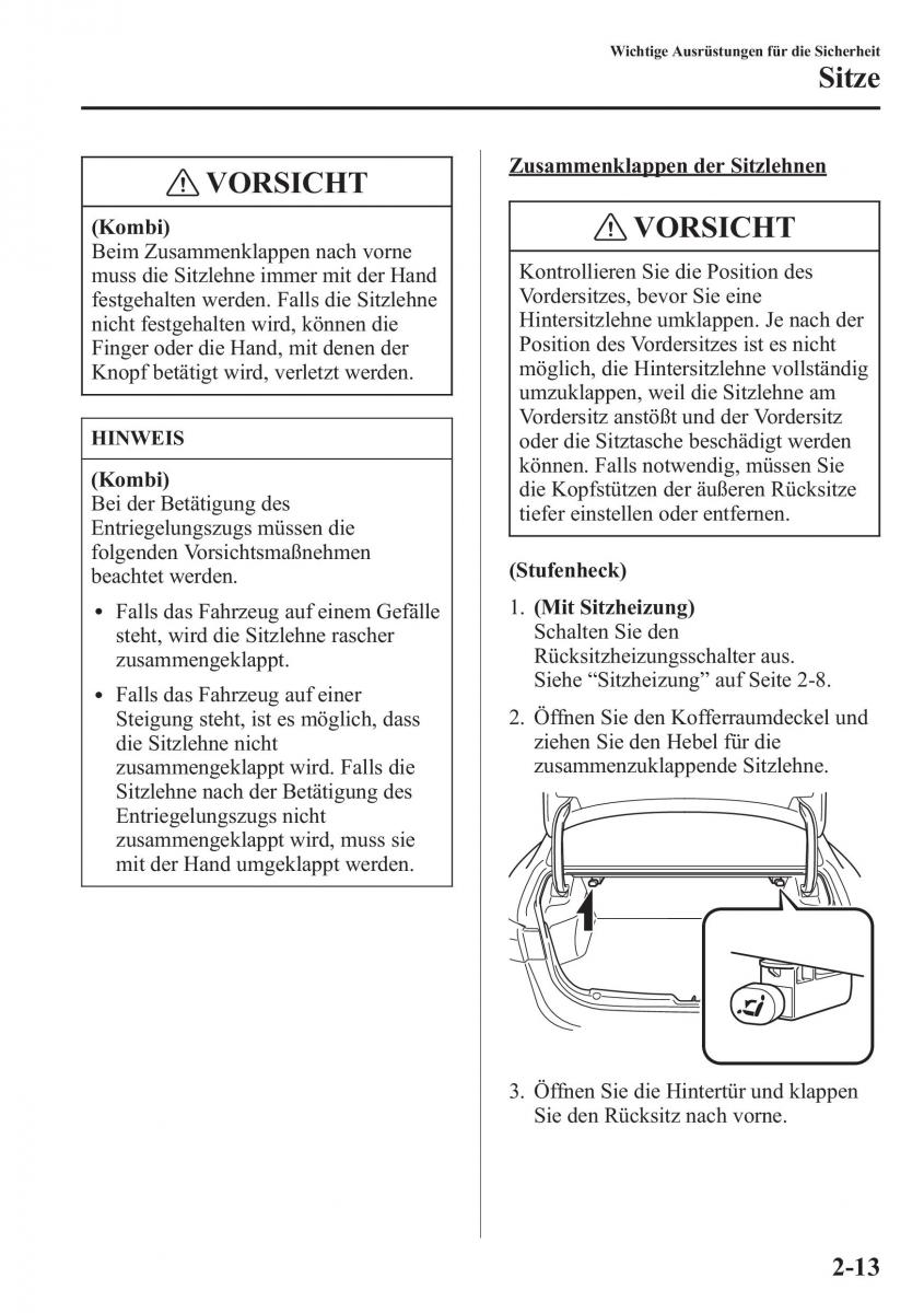 Mazda 6 III Handbuch / page 32