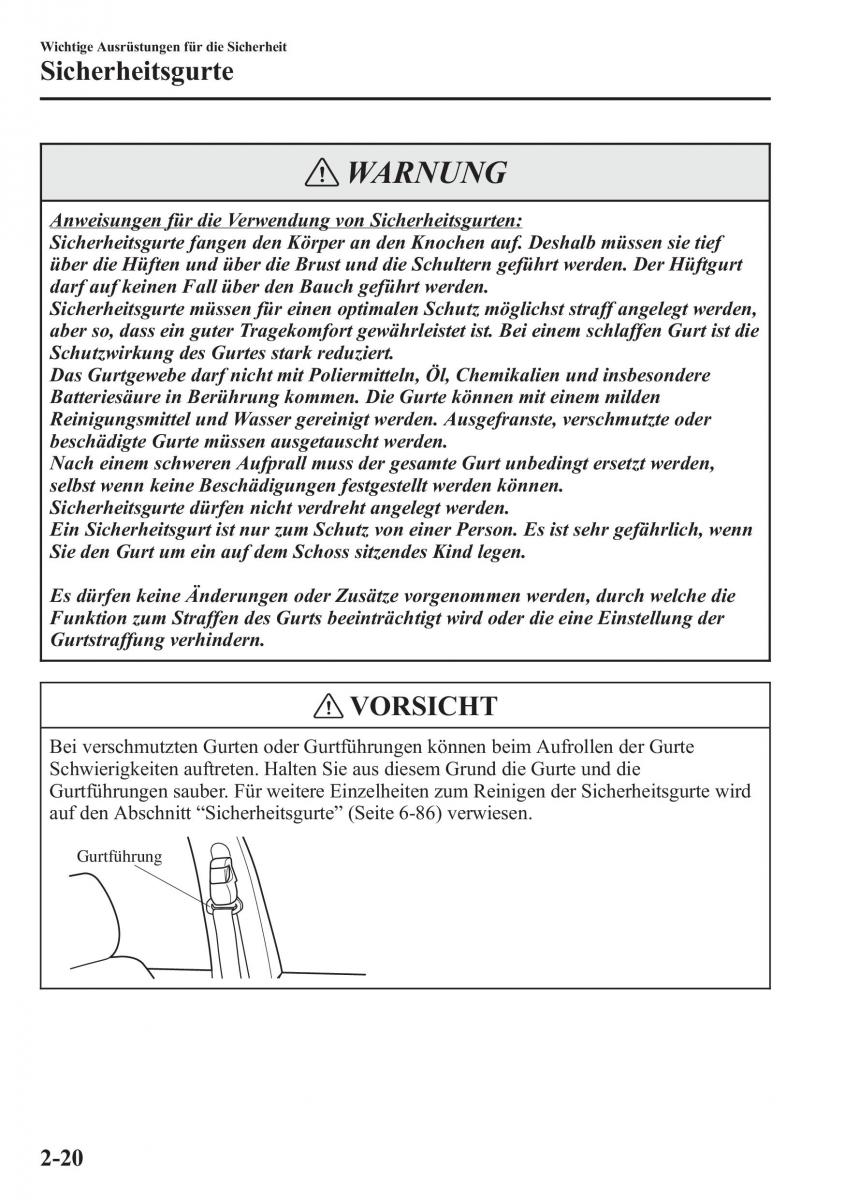 Mazda 6 III Handbuch / page 39