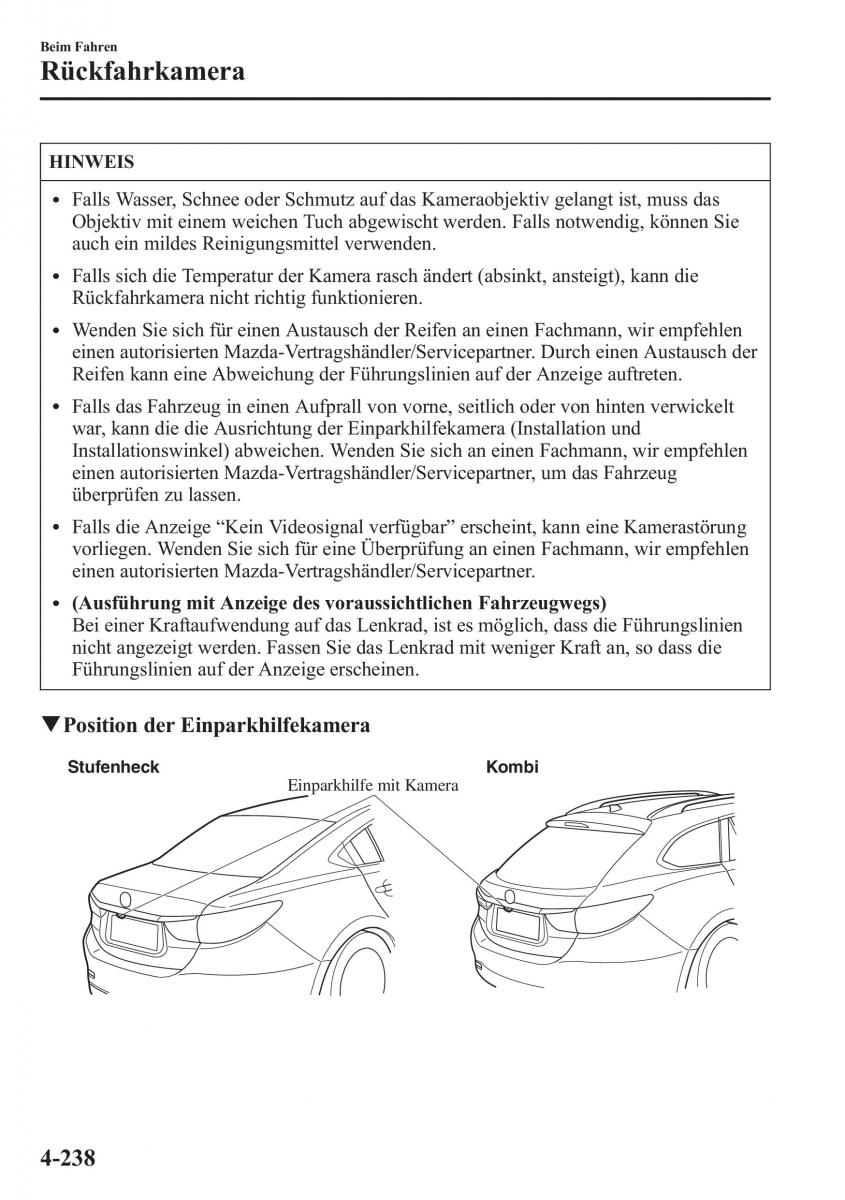 Mazda 6 III Handbuch / page 405