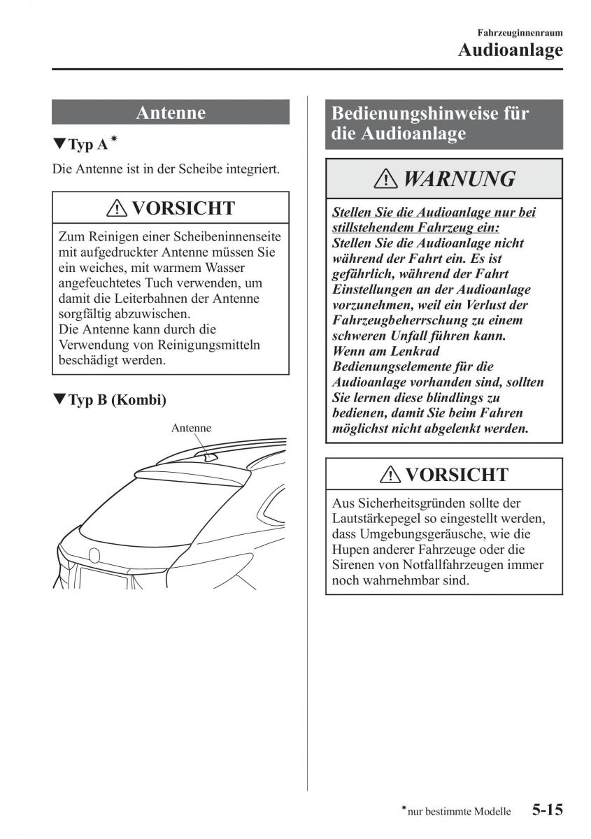 Mazda 6 III Handbuch / page 444