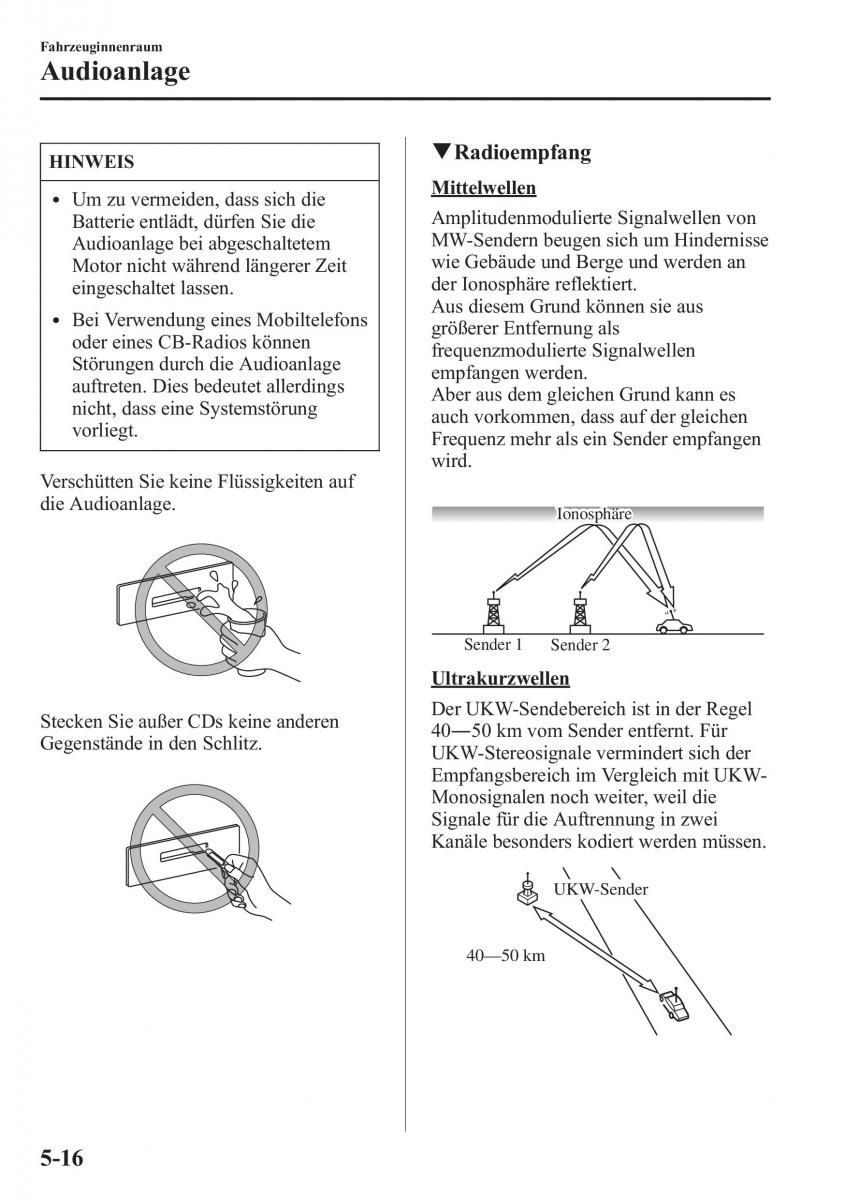 Mazda 6 III Handbuch / page 445