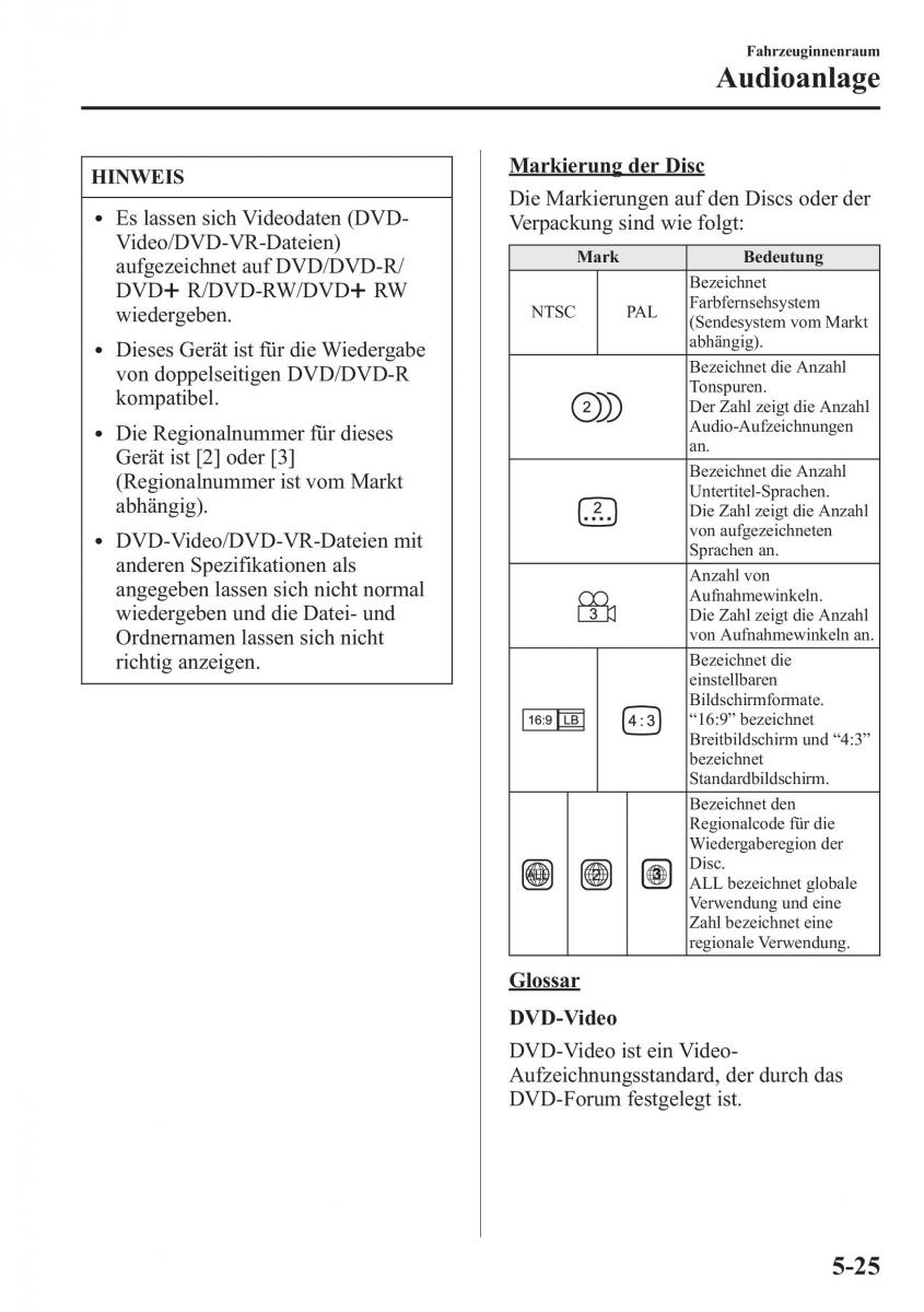 Mazda 6 III Handbuch / page 454