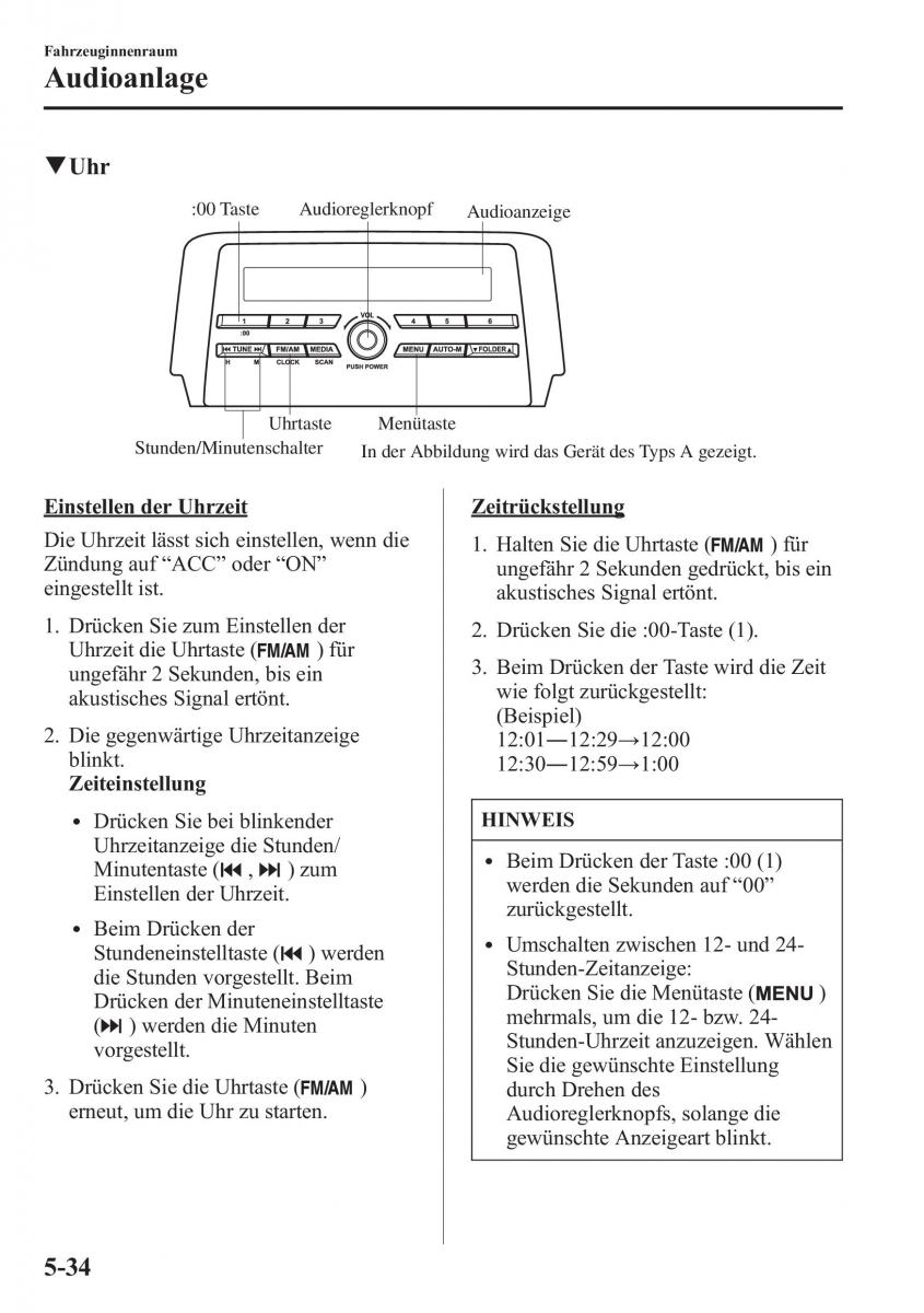 Mazda 6 III Handbuch / page 463