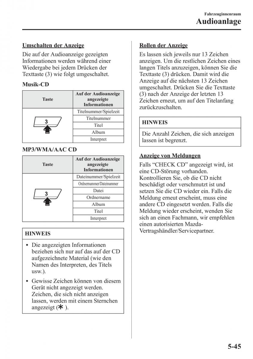 Mazda 6 III Handbuch / page 474