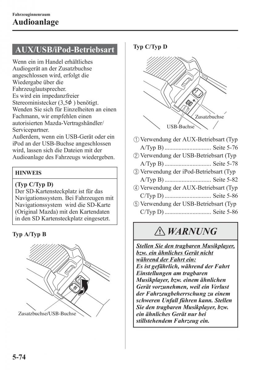 Mazda 6 III Handbuch / page 503