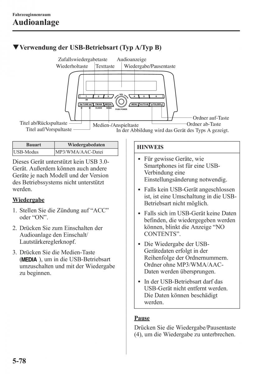 Mazda 6 III Handbuch / page 507