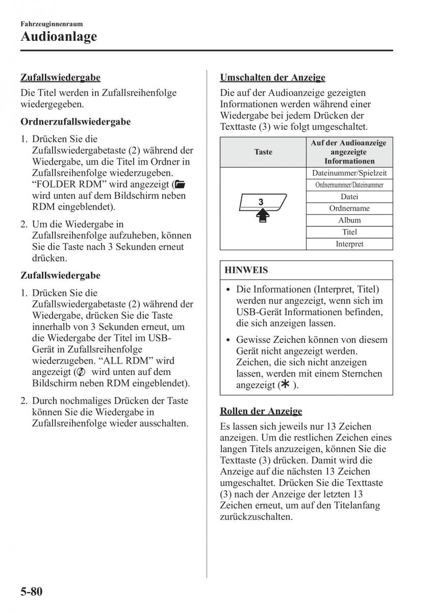 Mazda 6 III Handbuch / page 509