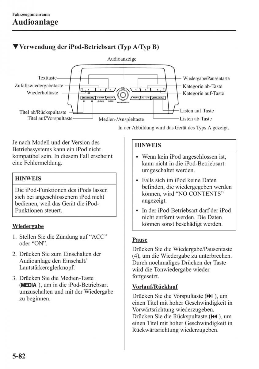 Mazda 6 III Handbuch / page 511