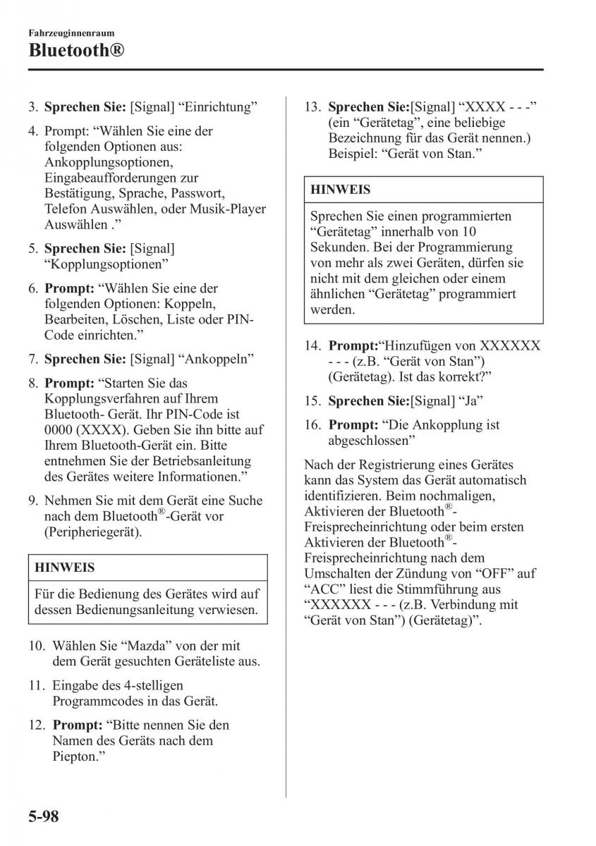 Mazda 6 III Handbuch / page 527