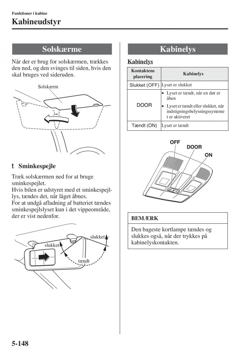 Mazda 6 III Bilens instruktionsbog / page 556