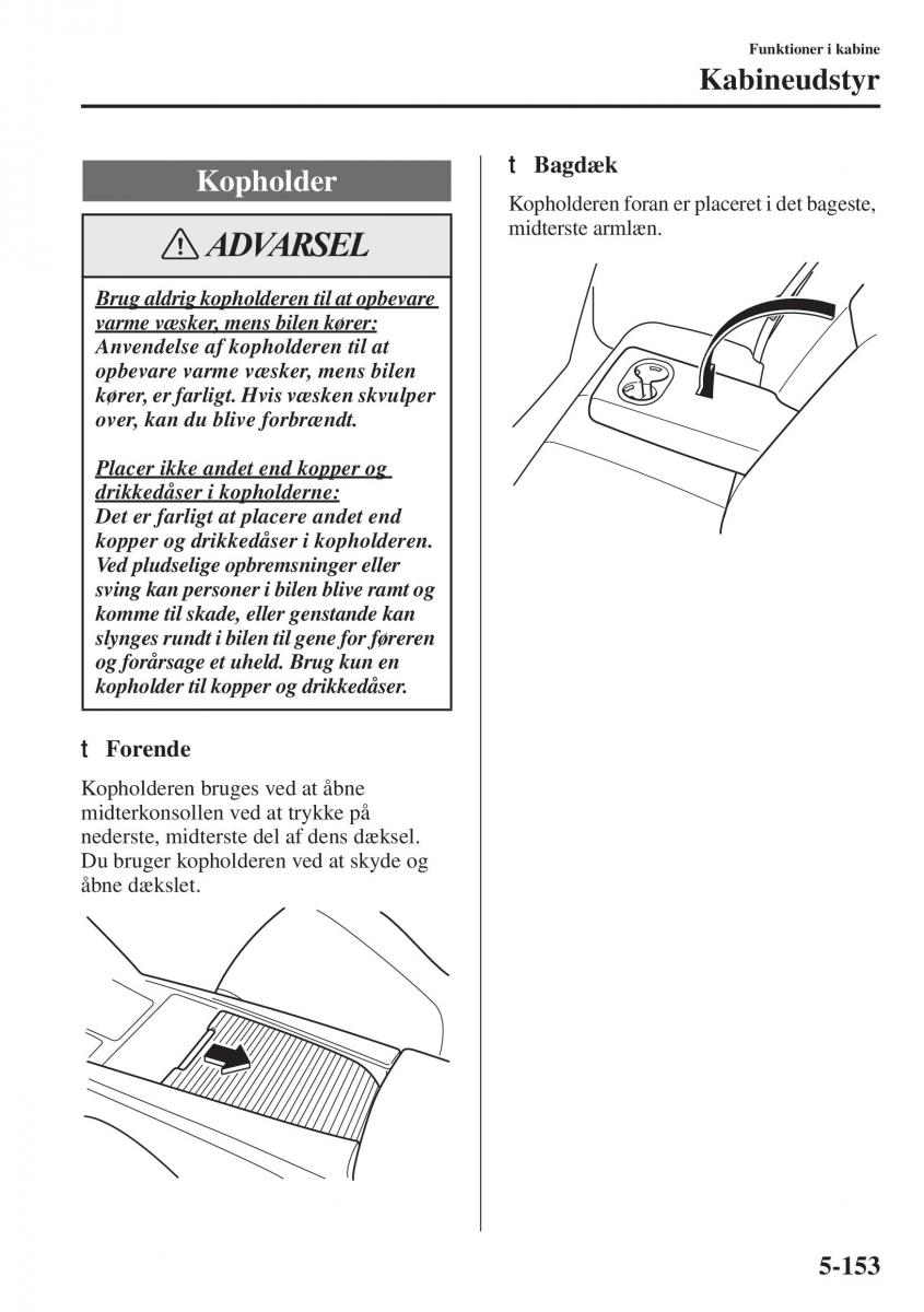 Mazda 6 III Bilens instruktionsbog / page 561