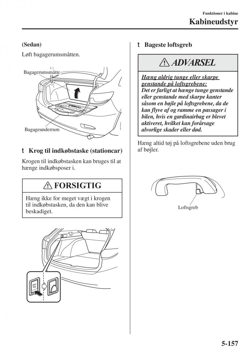 Mazda 6 III Bilens instruktionsbog / page 565