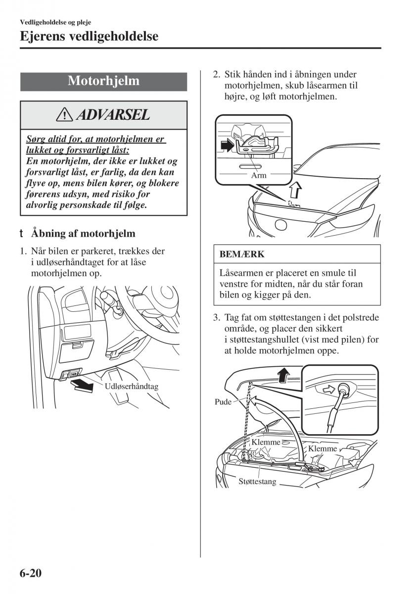 Mazda 6 III Bilens instruktionsbog / page 588