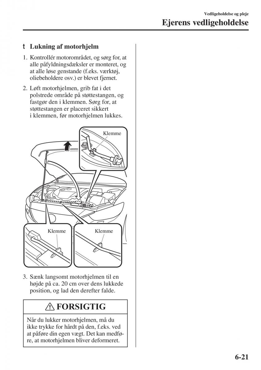 Mazda 6 III Bilens instruktionsbog / page 589