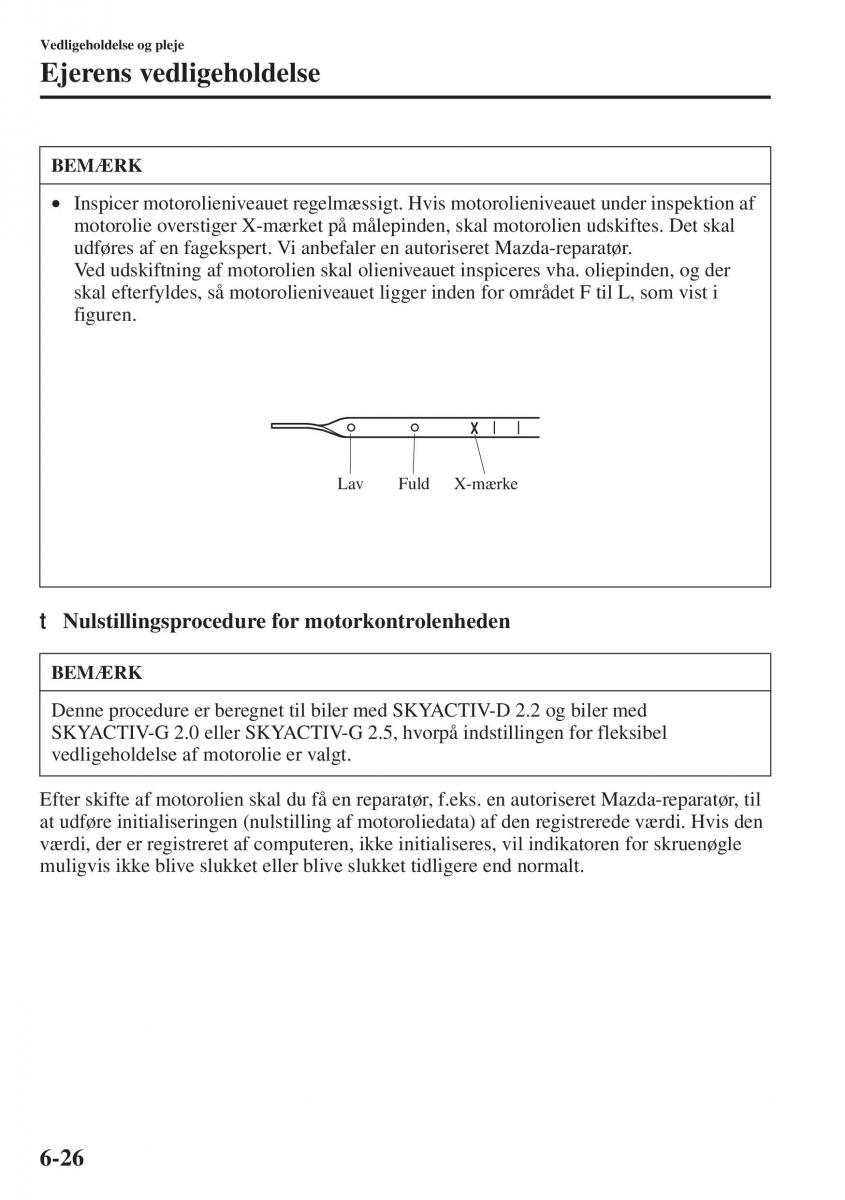 Mazda 6 III Bilens instruktionsbog / page 594