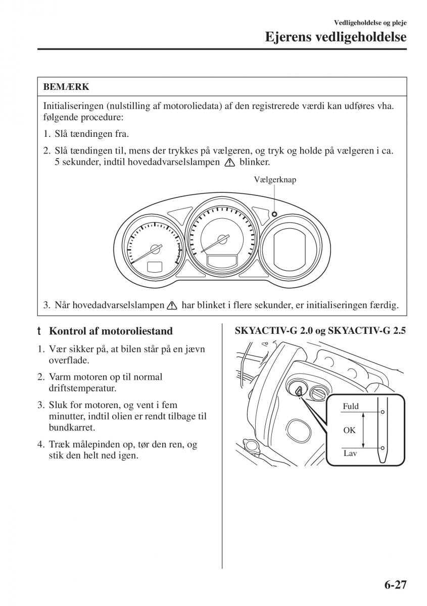 Mazda 6 III Bilens instruktionsbog / page 595