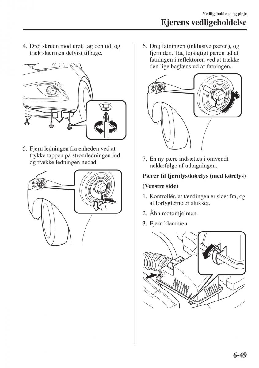 Mazda 6 III Bilens instruktionsbog / page 617