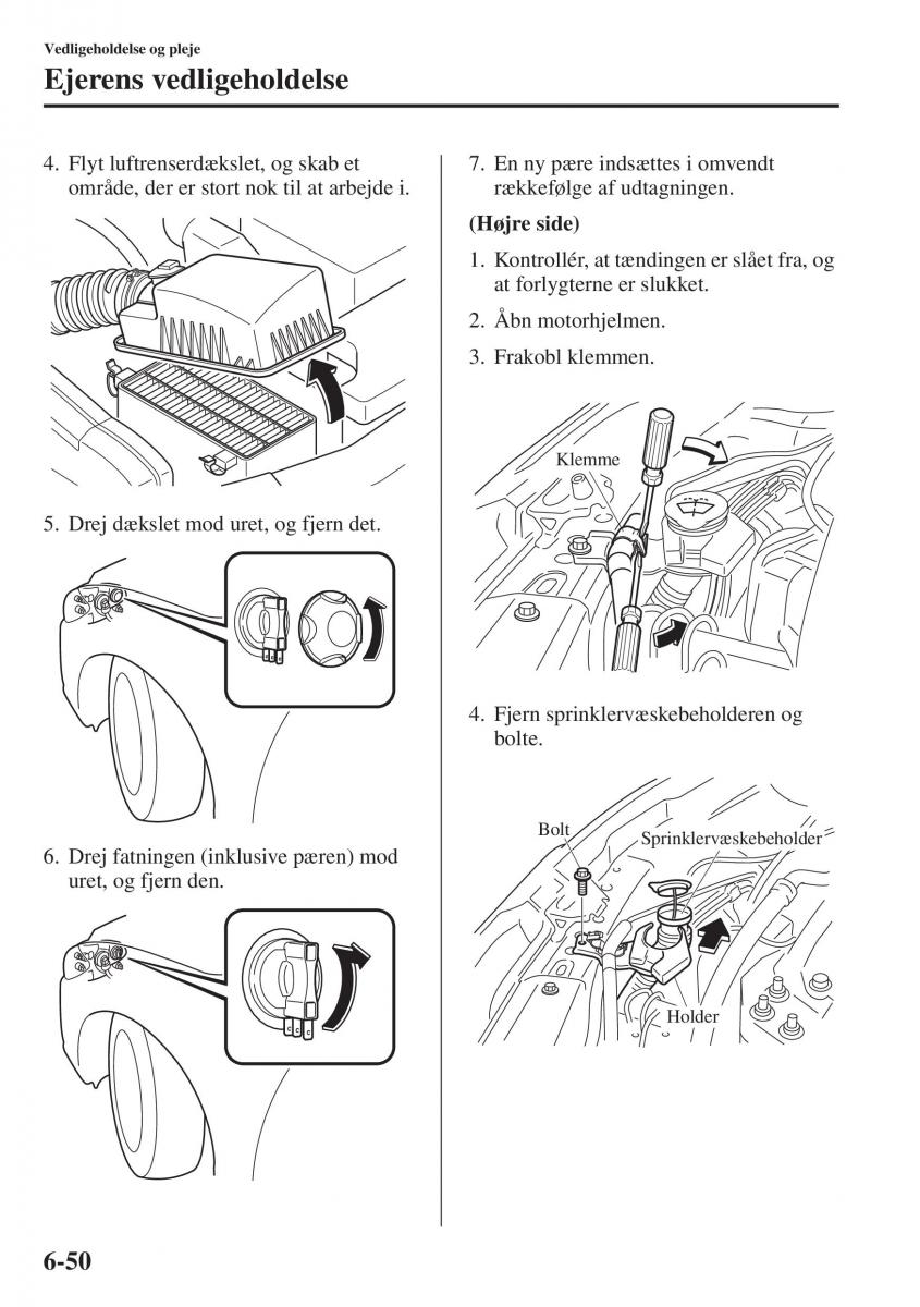 Mazda 6 III Bilens instruktionsbog / page 618