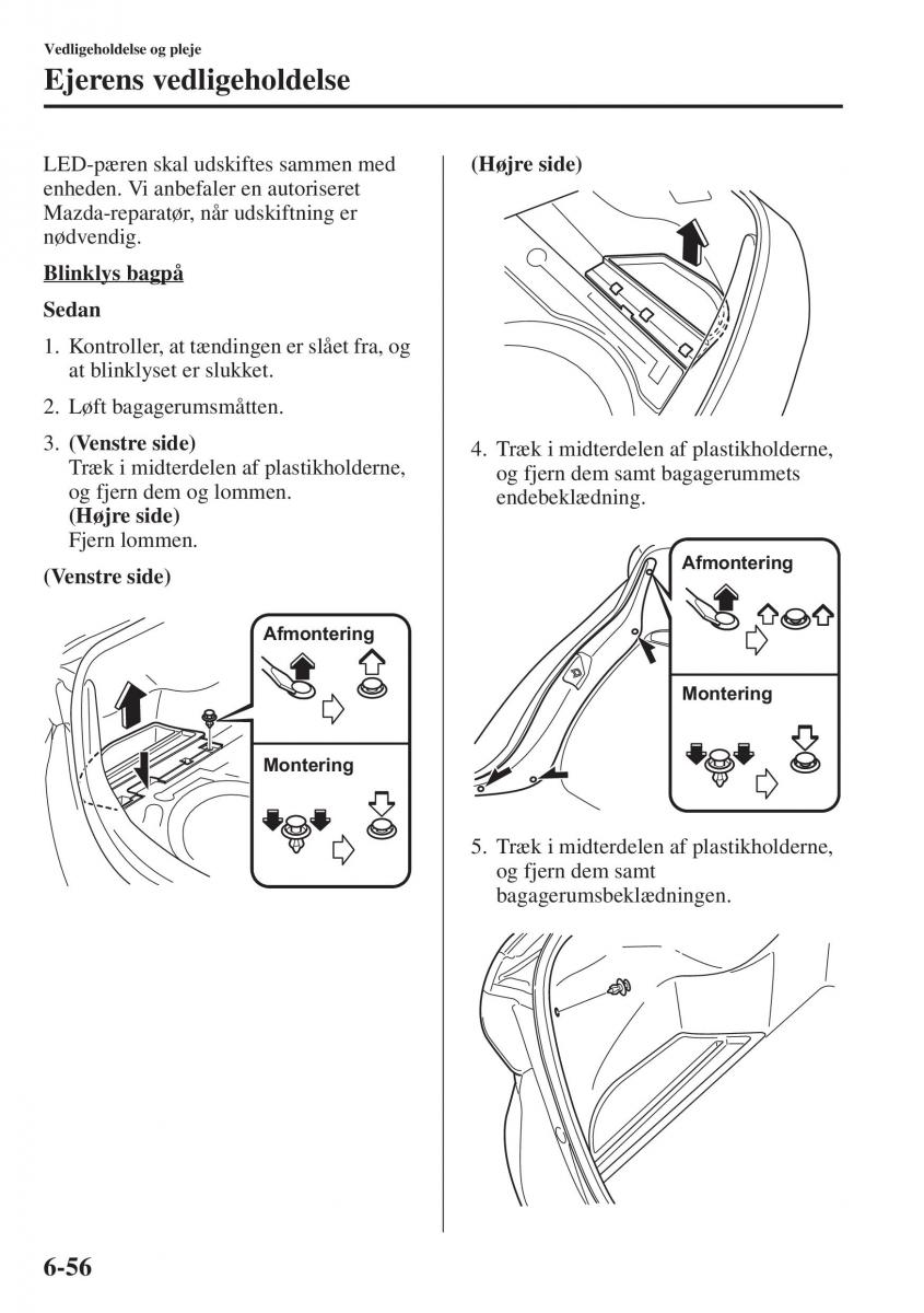 Mazda 6 III Bilens instruktionsbog / page 624