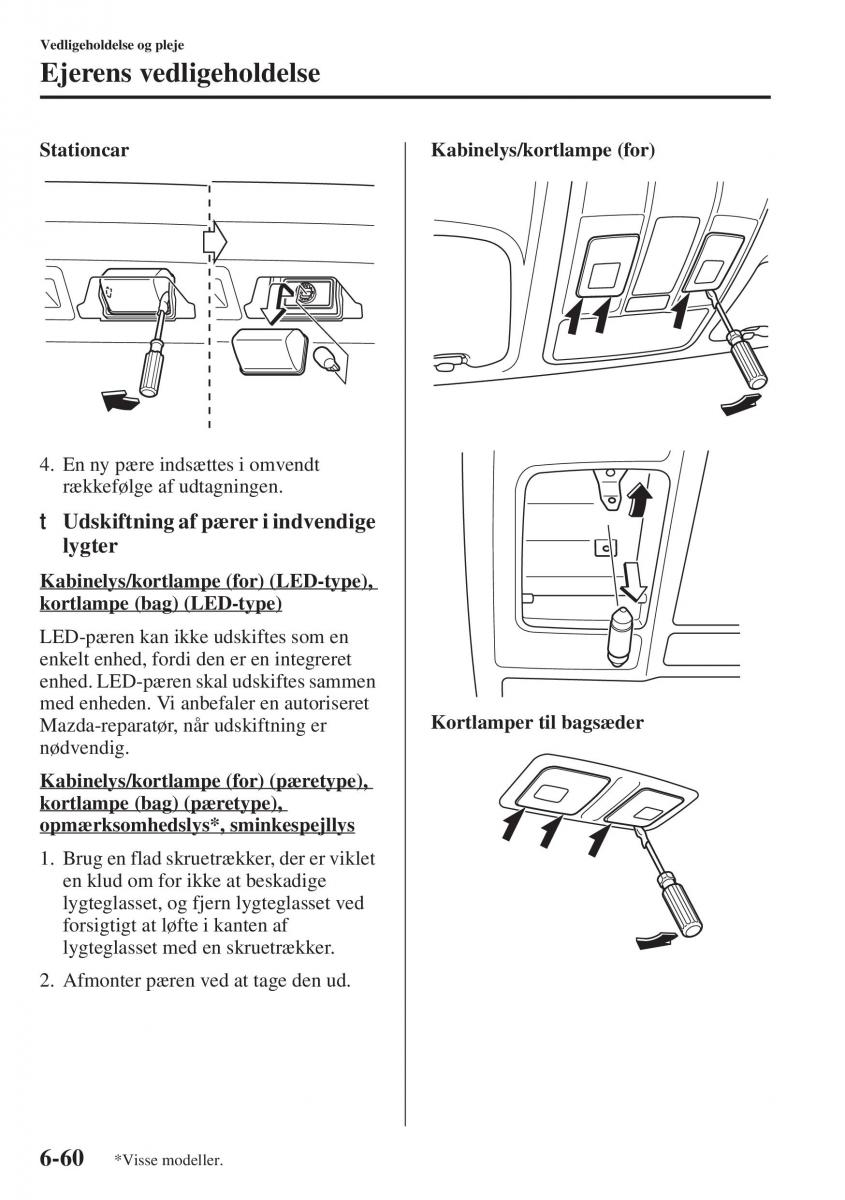 Mazda 6 III Bilens instruktionsbog / page 628