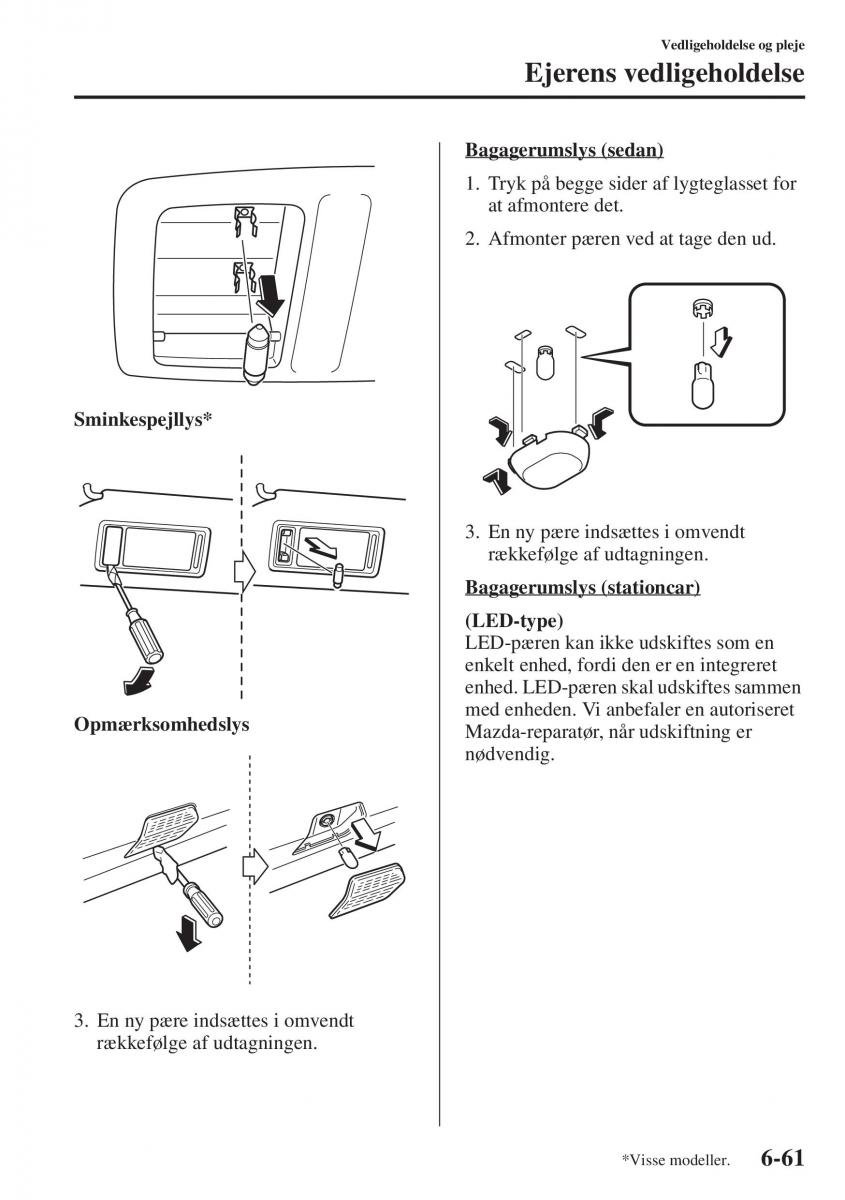 Mazda 6 III Bilens instruktionsbog / page 629