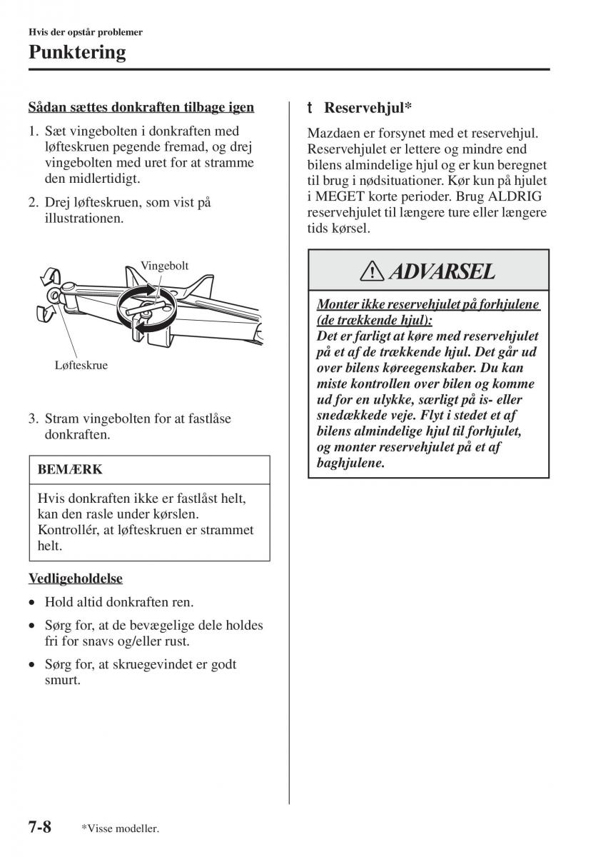 Mazda 6 III Bilens instruktionsbog / page 654