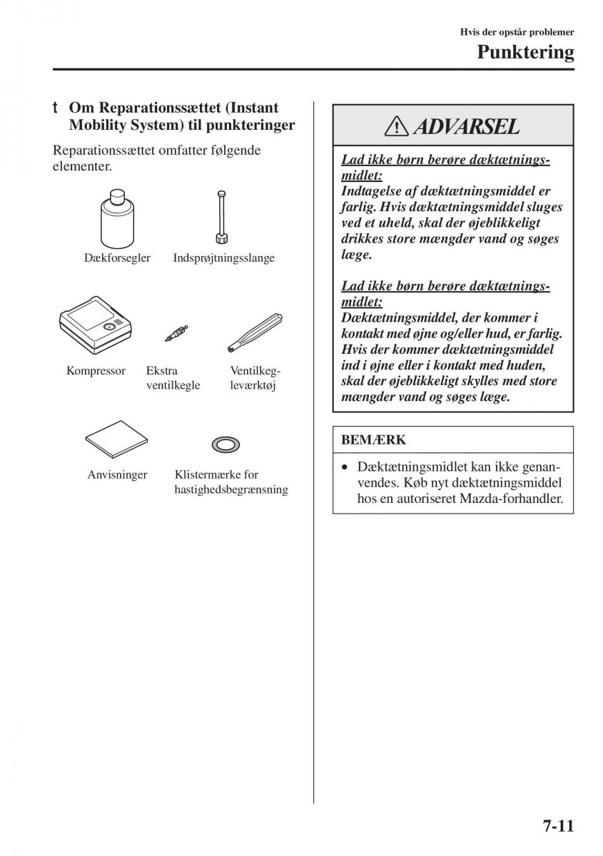 Mazda 6 III Bilens instruktionsbog / page 657