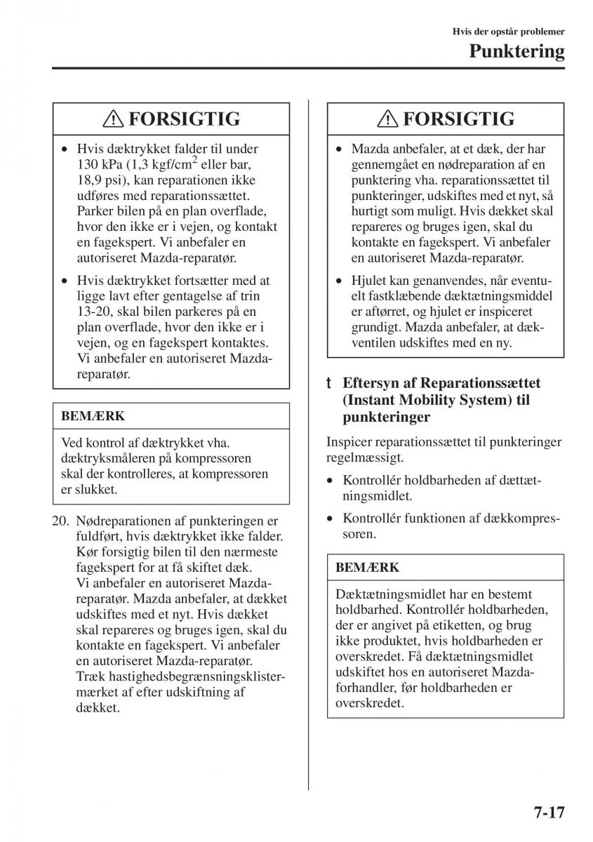 Mazda 6 III Bilens instruktionsbog / page 663