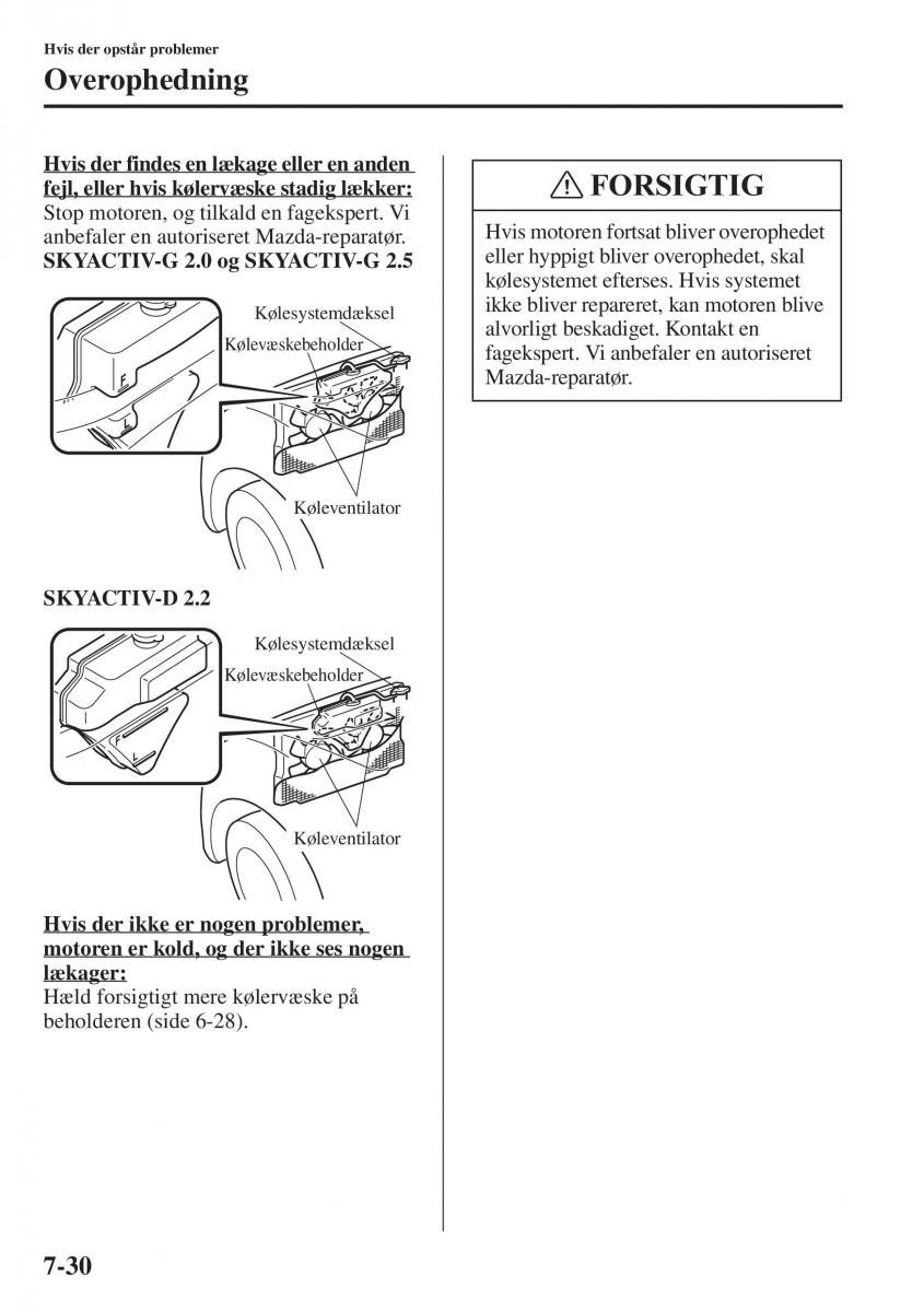 Mazda 6 III Bilens instruktionsbog / page 676