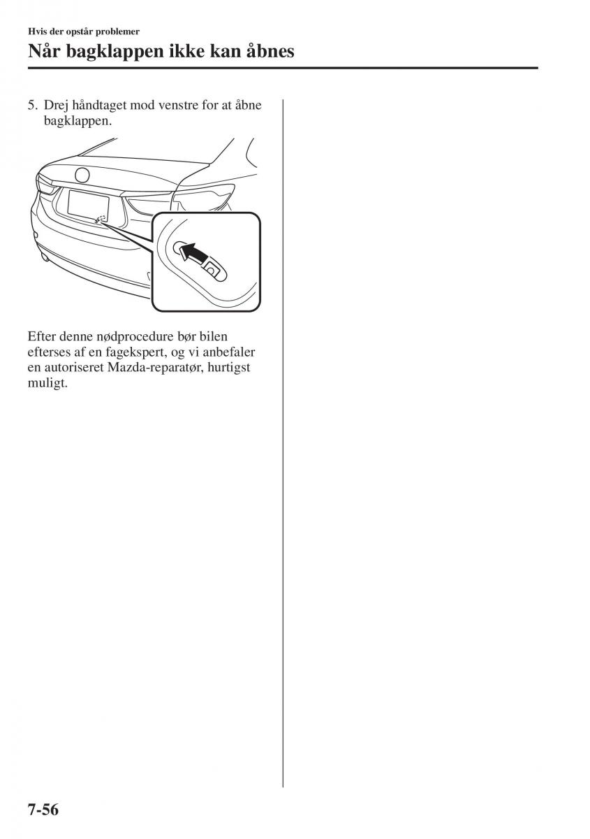 Mazda 6 III Bilens instruktionsbog / page 702