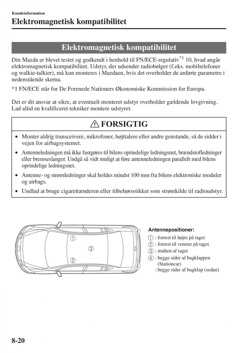 Mazda 6 III Bilens instruktionsbog / page 724