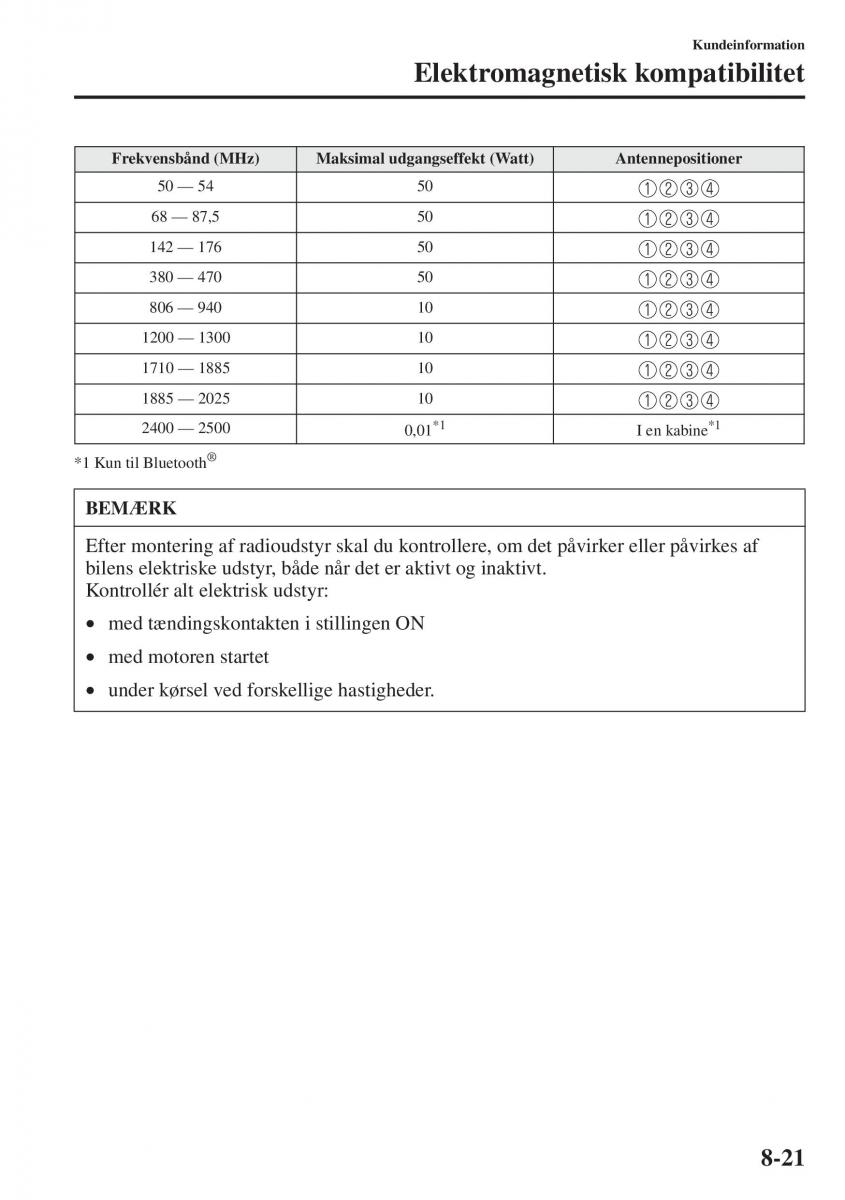 Mazda 6 III Bilens instruktionsbog / page 725