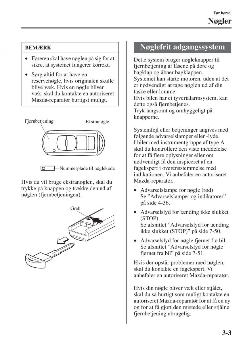 Mazda 6 III Bilens instruktionsbog / page 83