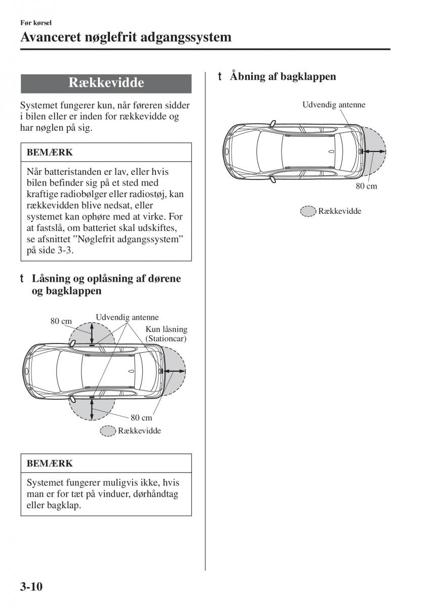 Mazda 6 III Bilens instruktionsbog / page 90