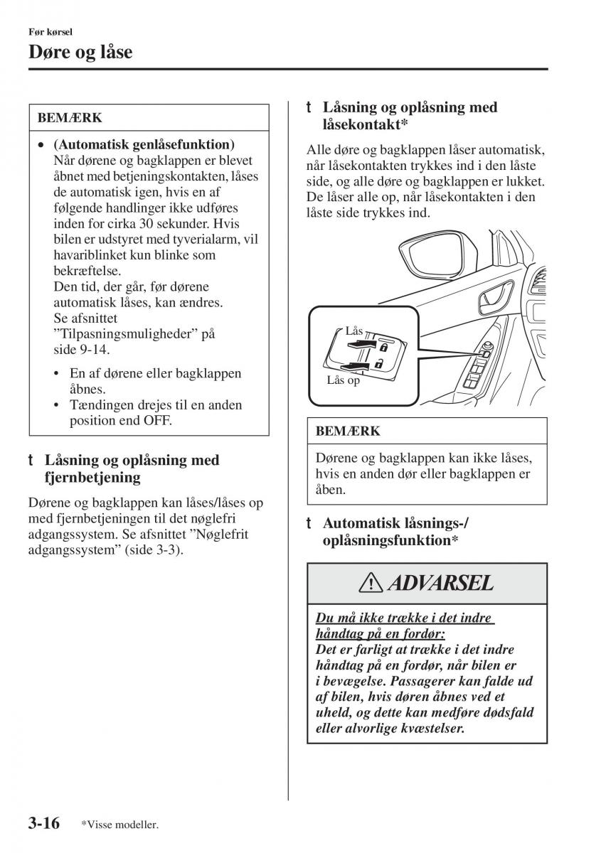 Mazda 6 III Bilens instruktionsbog / page 96