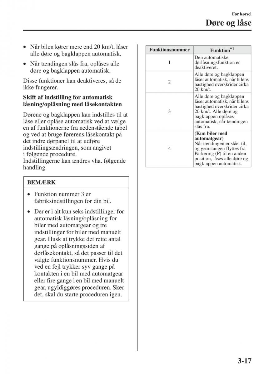 Mazda 6 III Bilens instruktionsbog / page 97