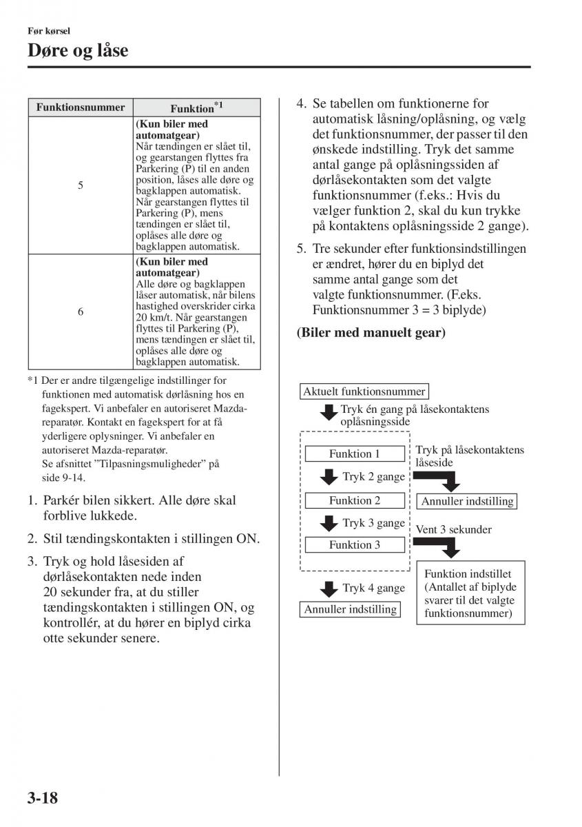 Mazda 6 III Bilens instruktionsbog / page 98