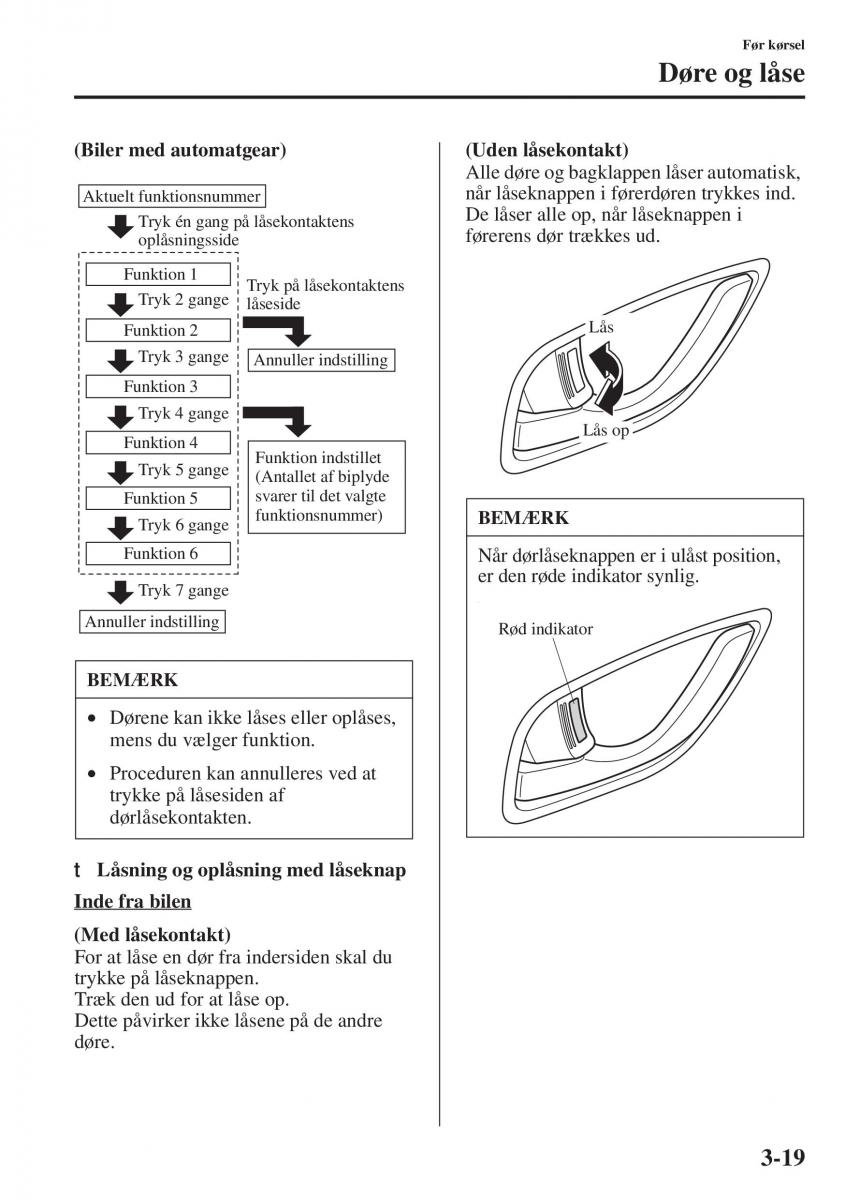 Mazda 6 III Bilens instruktionsbog / page 99