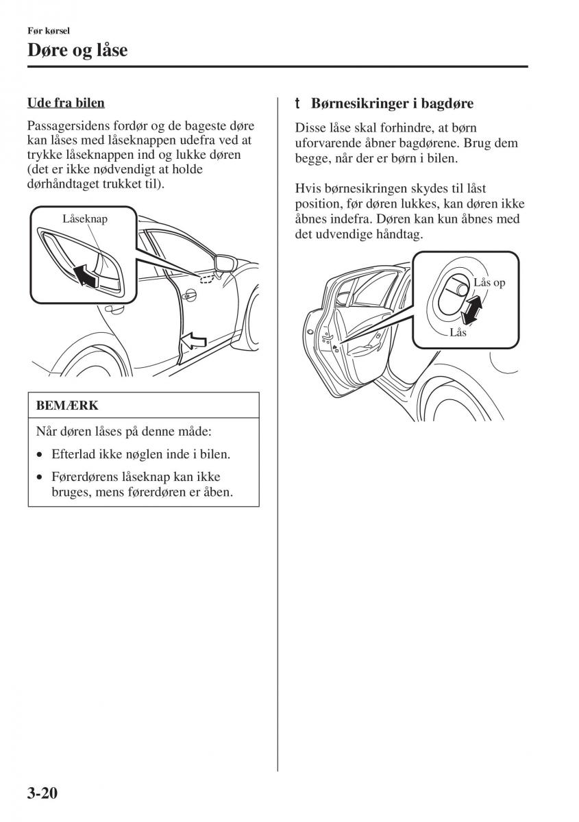 Mazda 6 III Bilens instruktionsbog / page 100