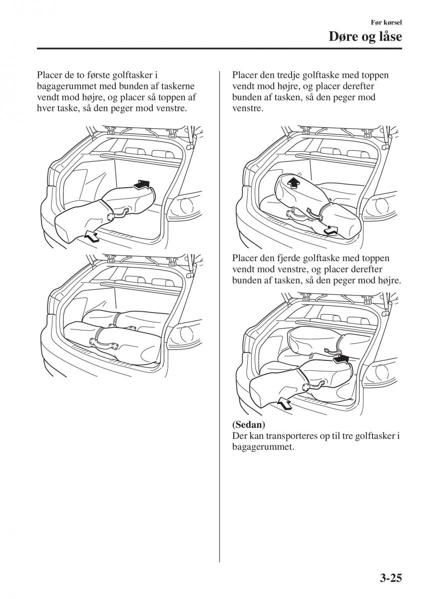 Mazda 6 III Bilens instruktionsbog / page 105