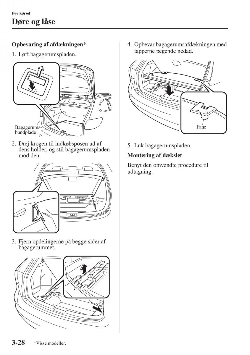 Mazda 6 III Bilens instruktionsbog / page 108