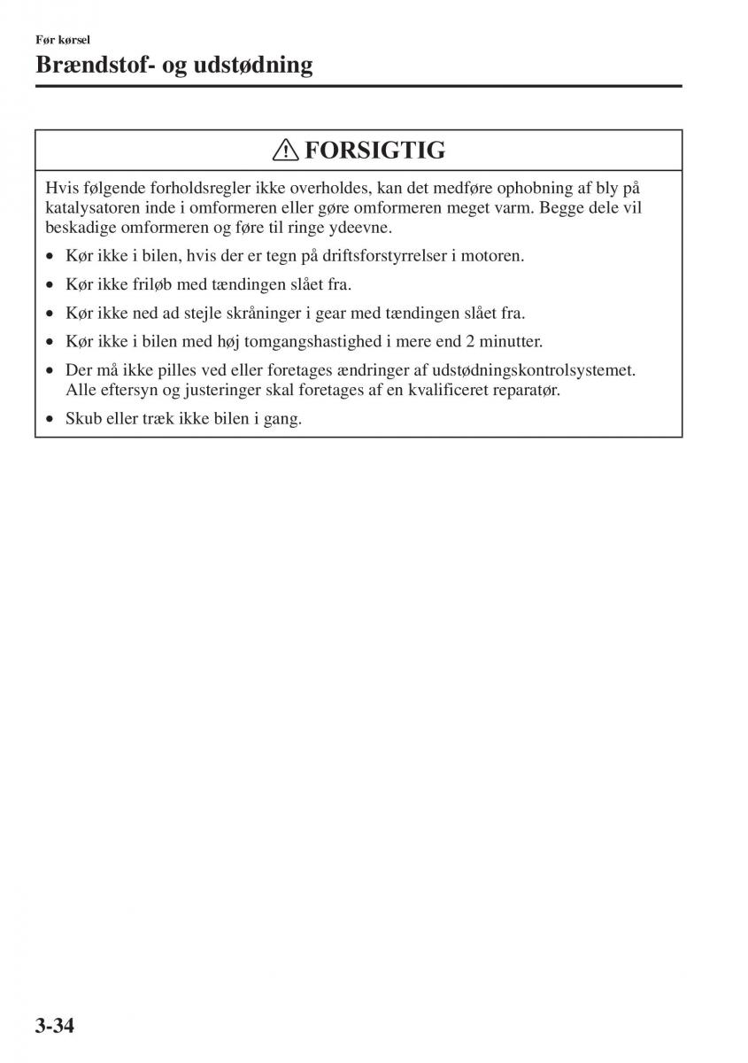 Mazda 6 III Bilens instruktionsbog / page 114