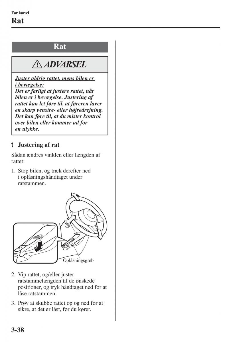 Mazda 6 III Bilens instruktionsbog / page 118