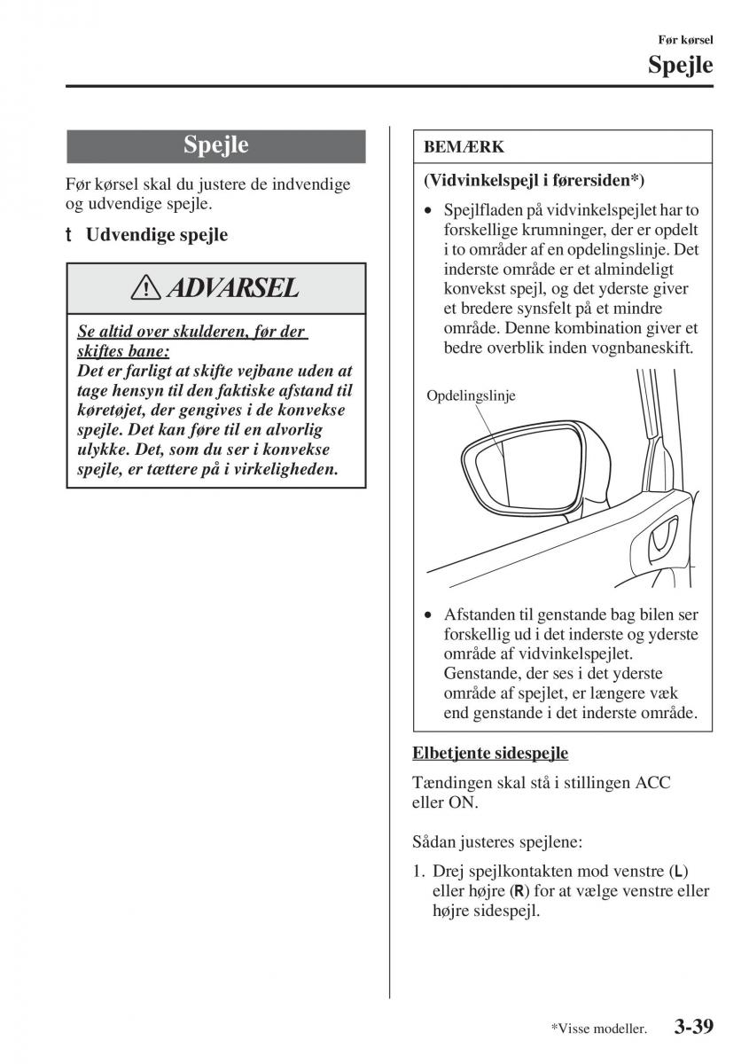 Mazda 6 III Bilens instruktionsbog / page 119