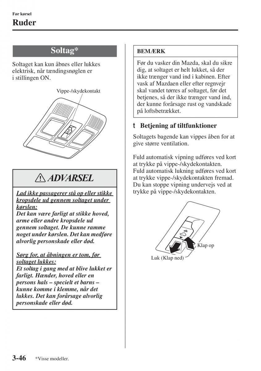 Mazda 6 III Bilens instruktionsbog / page 126