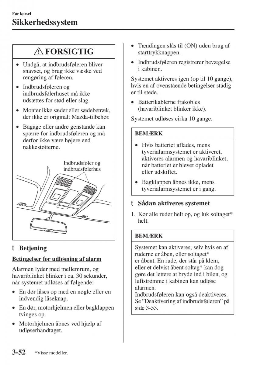 Mazda 6 III Bilens instruktionsbog / page 132