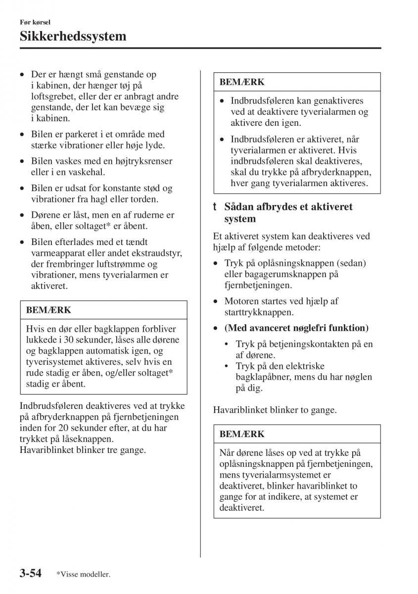 Mazda 6 III Bilens instruktionsbog / page 134