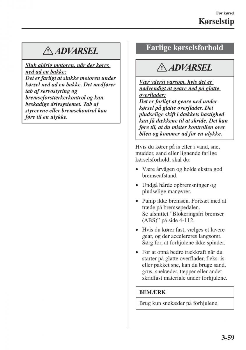 Mazda 6 III Bilens instruktionsbog / page 139