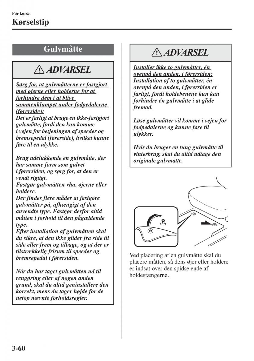 Mazda 6 III Bilens instruktionsbog / page 140